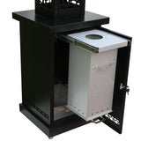 AZ Patio Heaters Hiland Glass Tube Pellet Patio Heater Pellet Chamber