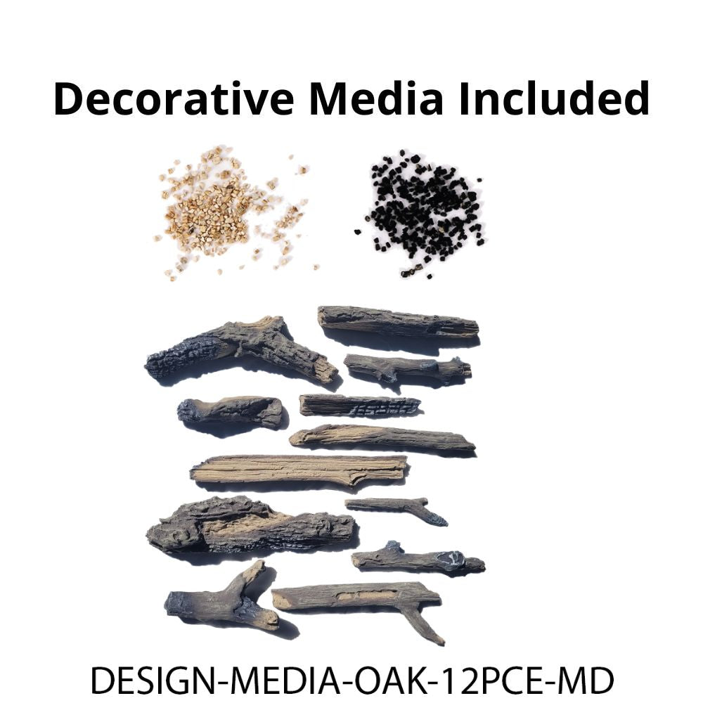 Amantii Cube Lumina Decorative Media Included