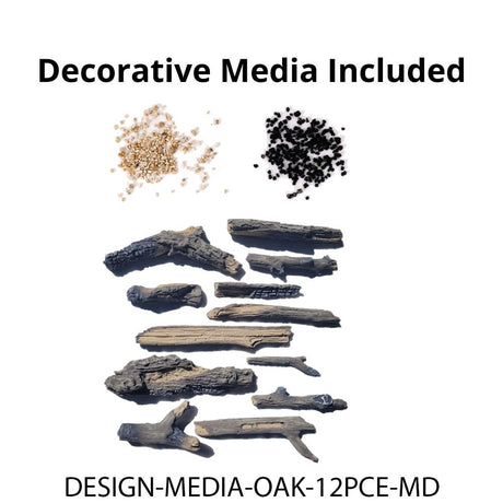 Amantii Cube Lumina Decorative Media Included