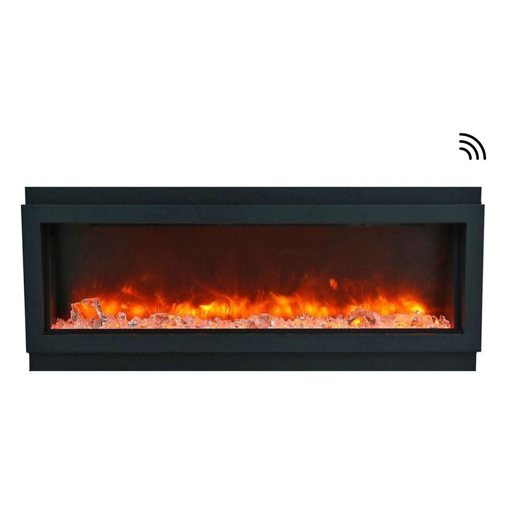 Amantii Panorama DEEP 72-Inch Built-in Indoor/Outdoor Electric Fireplace (BI-72-DEEP)