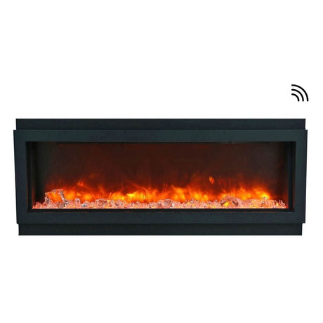 Amantii Panorama DEEP 72-Inch Built-in Indoor/Outdoor Electric Fireplace (BI-72-DEEP)