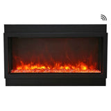 Amantii Panorama DEEP Lumina 40-Inch Smart Built-in Indoor/Outdoor Electric Fireplace (BI-40-DEEP-OD-LUMINA)
