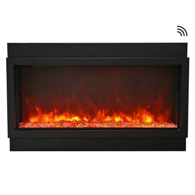 Amantii Panorama DEEP Lumina 40-Inch Smart Built-in Indoor/Outdoor Electric Fireplace (BI-40-DEEP-OD-LUMINA)