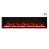 Amantii Panorama SLIM 88-Inch Smart Built-in Indoor Outdoor Electric Fireplace (BI-88-SLIM)