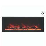Amantii Panorama XT 60-Inch IndoorOutdoor Smart Electric Fireplace (BI-60-DEEP-XT)