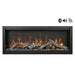 Amantii SYMMETRY Bespoke Extra Tall Built-In Electric Fireplace with WiFi and Sound