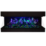 Amantii Signature MultiView HOLO 55 with Violet Flames and Green Ember Bed