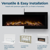 Ambe Fireplaces Linear 50 Installation