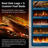 Ambe Fireplaces with Interchangeable Media