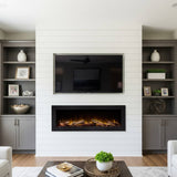 Ambe Linear 50 with Frame White Shiplap