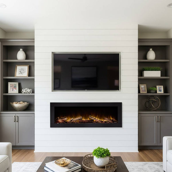 Ambe Linear 50 with Frame White Shiplap