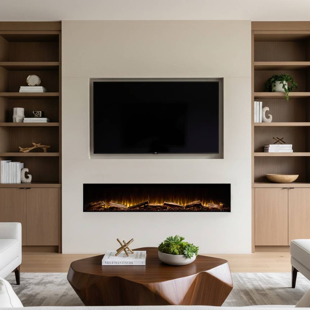 Ambe Linear 72 Frameless in Living Room