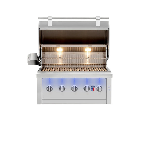 American Made Grills Ovation Hybrid 36-Inch Built-In Multi-Fuel Outdoor Grill