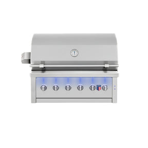 American Made Grills Ovation Hybrid 42-Inch Built-In Multi-Fuel Outdoor Grill