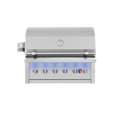 American Made Grills Ovation Hybrid 42-Inch Built-In Multi-Fuel Outdoor Grill