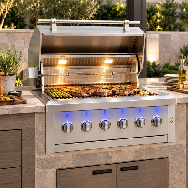 American Made Grills Ovation Hybrid 42-Inch Outdoor Grilling