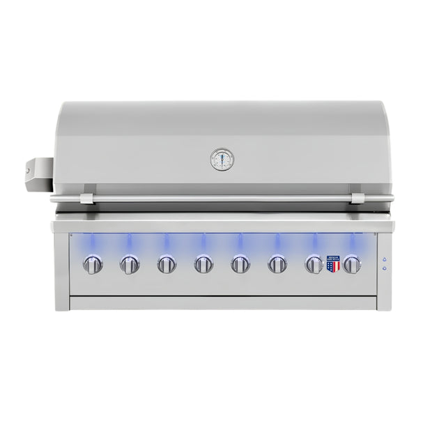 American Made Grills Ovation Hybrid 54-Inch Built-In Multi-Fuel Outdoor Grill