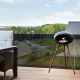 Black-Black Bowl Smoked Oak Legs 800102