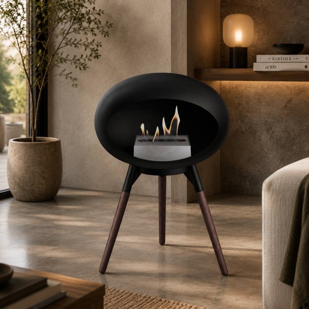 Black-Black Bowl Smoked Oak Legs 800105