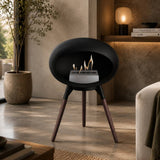 Black-Black Bowl Smoked Oak Legs 800105