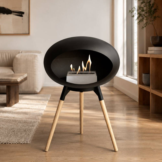 Black-Black Bowl Soaptreated Oak Legs 800106