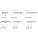 Bromic Standard Ceiling Recess Kit for Platinum Electric Heaters Specs