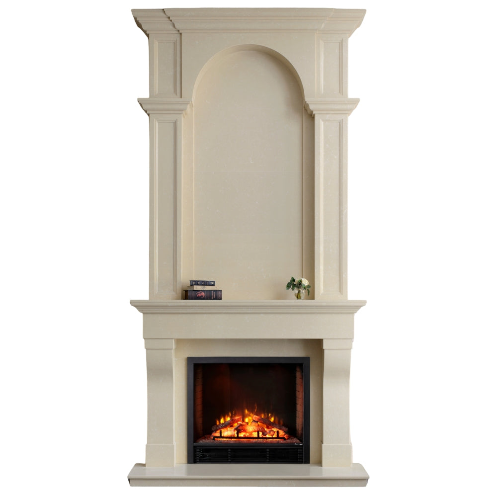 Cascadia Chateau 72 with Overmantel in Royal Bottocino