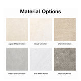 Cascadia Hearth Stone Material Options