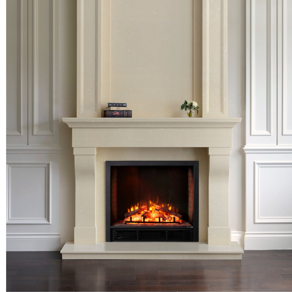 Chateau 72 with Overmantel in Royal Bottocino Polished