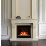 Chateau 72 with Overmantel in Royal Bottocino Polished