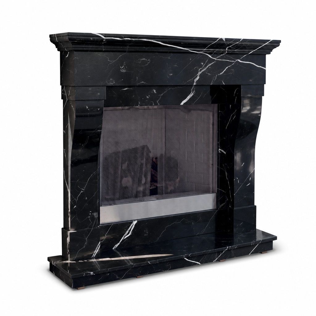 Chateau in 72 Nero Marquina Marble