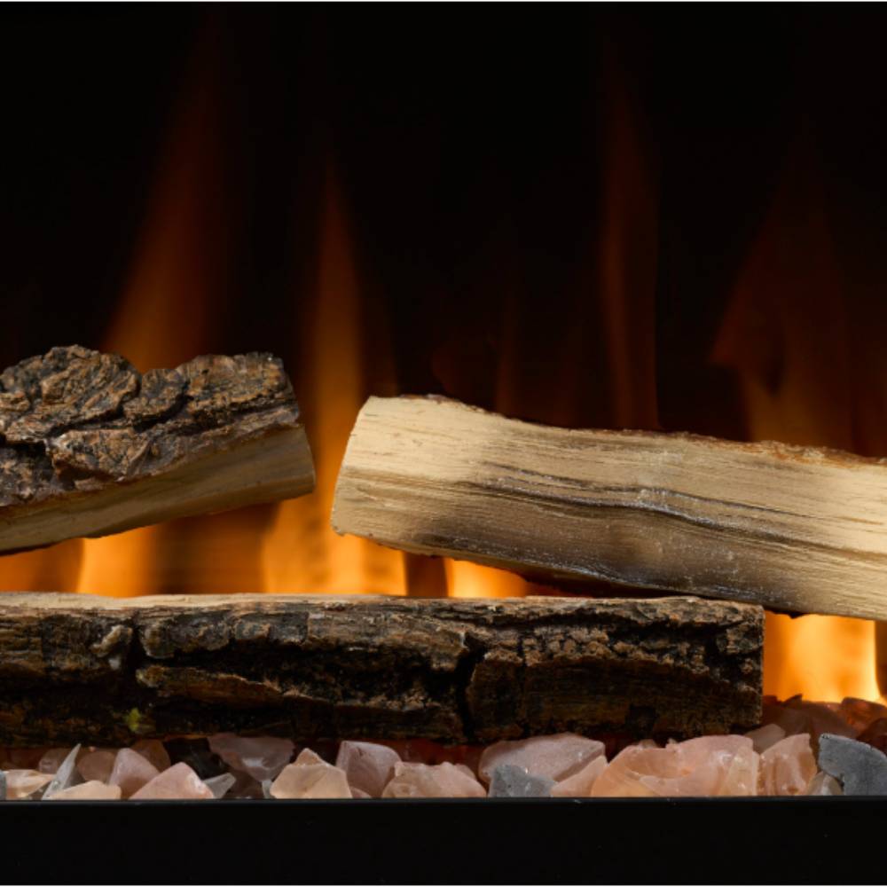 Dimplex Log Set for Vital Sense Electric Fireplace in Ember Bed