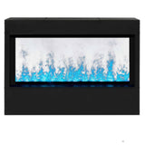 Dimplex Optimyst RGB Pro Box 40 Built-In Vapor Fireplace With Aqua Blue