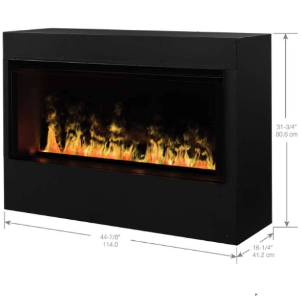 Dimplex Optimyst RGB Pro Box 40 Built-In Vapor Fireplace With Yellow Flame