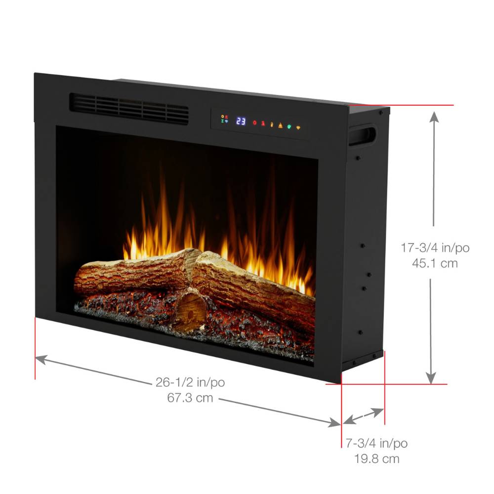 Dimplex Vital Spark SPK26 Dimensions