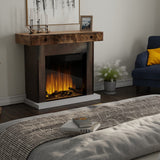 Dimplex Ignite Aspire 30-Inch Built-in Electric Firebox in Bedroom
