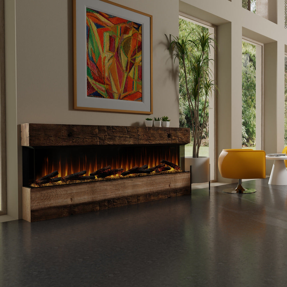 Dimplex Ignite Ultra 88-Inch Linear Electric Fireplace in Reception