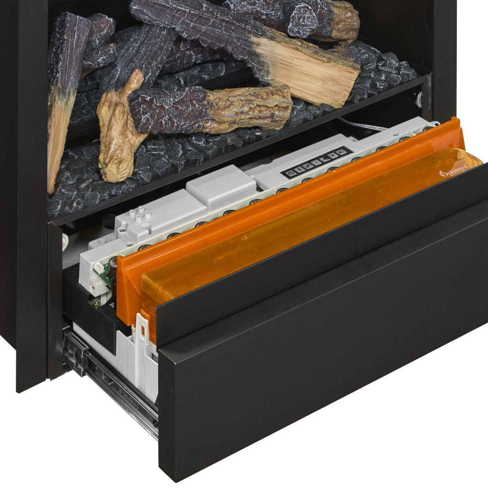 Dimplex Opti-Myst Revive 25-inch Vapor Fireplace Drawer Open