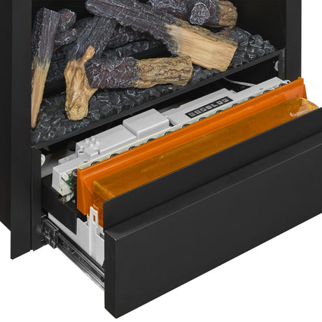 Dimplex Opti-Myst Revive 25-inch Vapor Fireplace Drawer Open