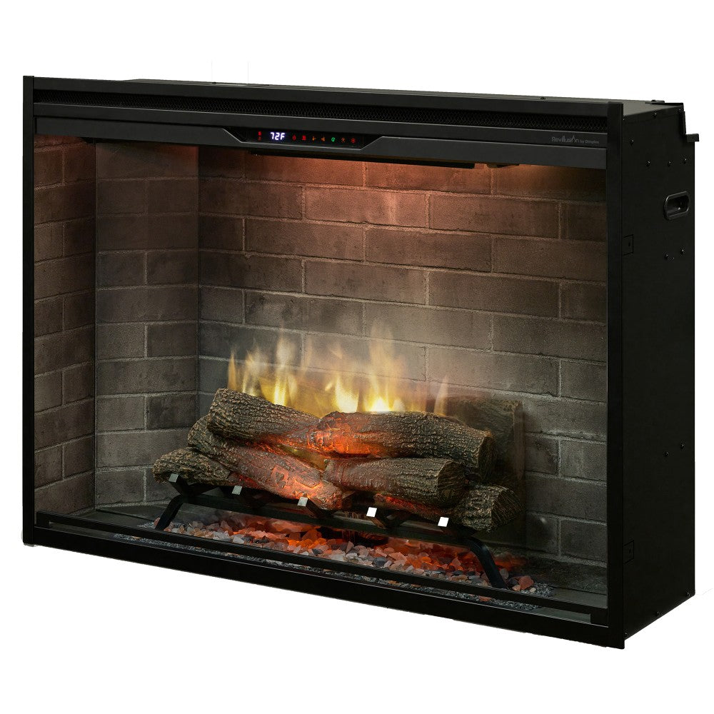 Dimplex Revillusion 42-Inch Built-in Electric Firebox - Neutral Brick