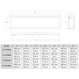 Dynasty Allegro Fireplace Dimensions