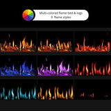 Dynasty Tempo Electric Fireplace Flame Colors