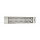 Eurofase 4000W 39-Inch Dual Element Stainless Steel Electric Patio Heater with Mason Decor Plate