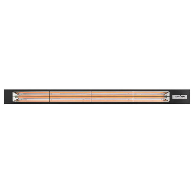 eurofase low profile 4000w 64-inch black electric patio heater