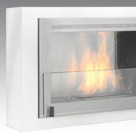 Eco-Feu Montreal Gloss White w/ Interior Stainless WU-00127-SW