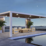 EcoSmart Fire Gin 90 Chat Height Rectangular Fire Pit Table at Residential Space