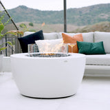 EcoSmart Fire Pod 39-Inch Round Concrete Fire Pit Bowl at Patio