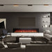 EcoSmart Fire Switch 96-Inch Linear  Electric Fireplace in a modern edgy living space