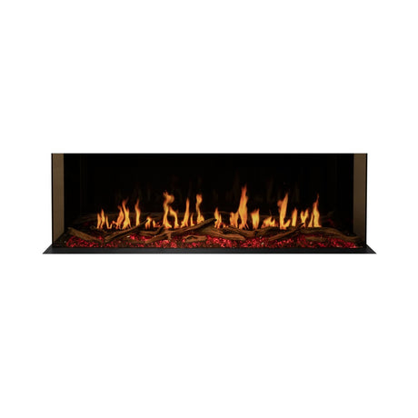 EcoSmart Fire Motion Linear Built-In Electric Fireplace in 60-Inch Wide