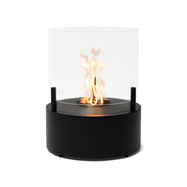 EcoSmart Fire T-Lite 8 Ethanol Fireplace in Black